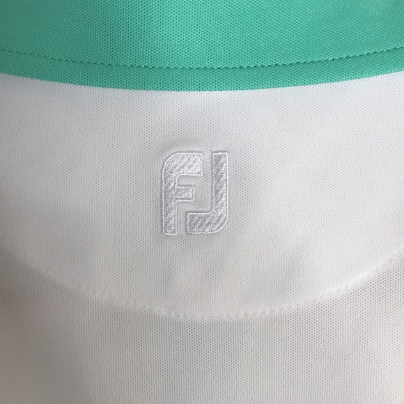 Footjoy ladies baby pique polo golf shirt with sleeves size large - Picture 11 of 11
